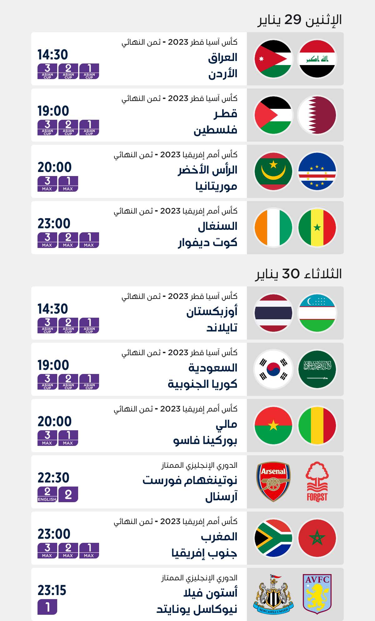 Top Matches of the Week Top Matches of the Week