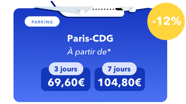 Prix du parking à CDG