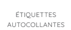 étiquettes autocollantes