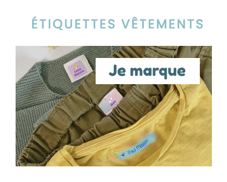 ÉTIQUETTES VÊTEMENTS