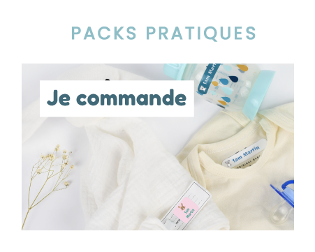 PACKS D'ETIQUETTES PERSONNALISEES