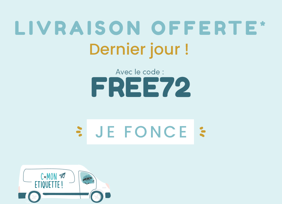Livraison offerte sur C-Monetiquette
