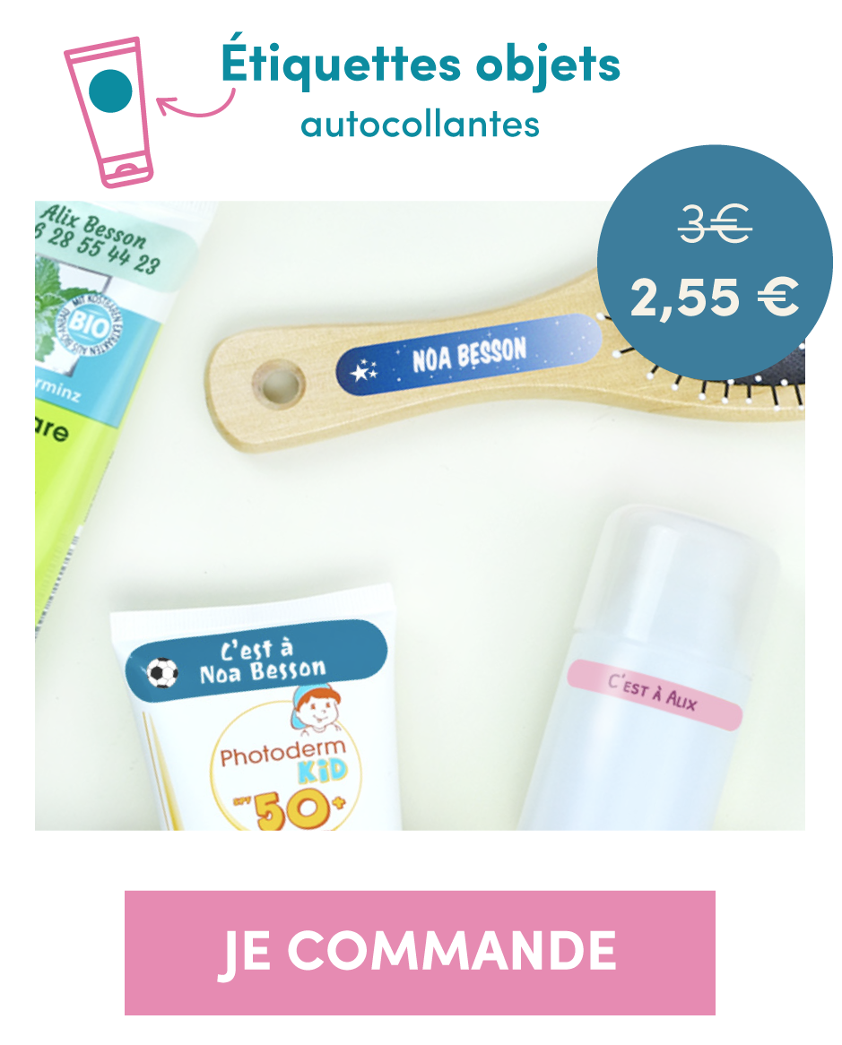 étiquettes objets