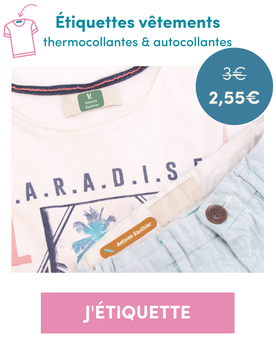 étiquettes vêtements