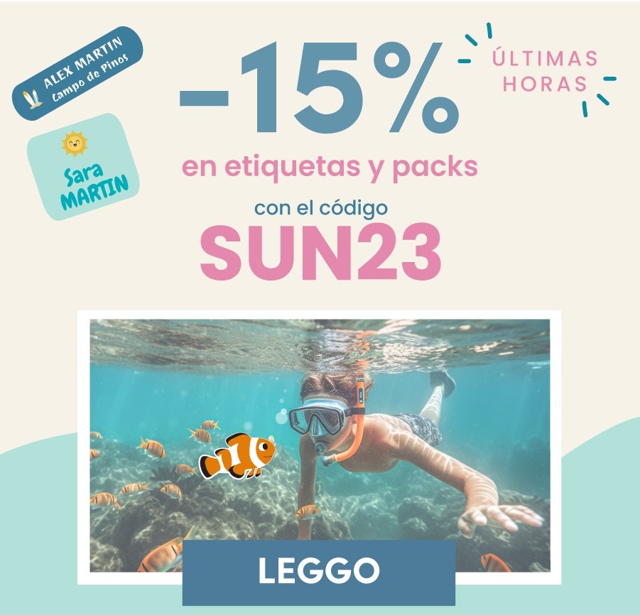 Petit-Fernand: 15% de descuento etiquetas y packs