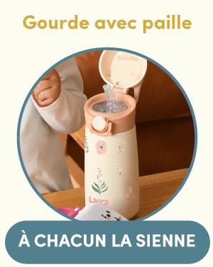 gourde avec paille