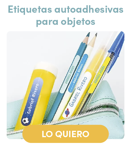 ETIQUETAS ADHESIVAS PARA OBJETOS