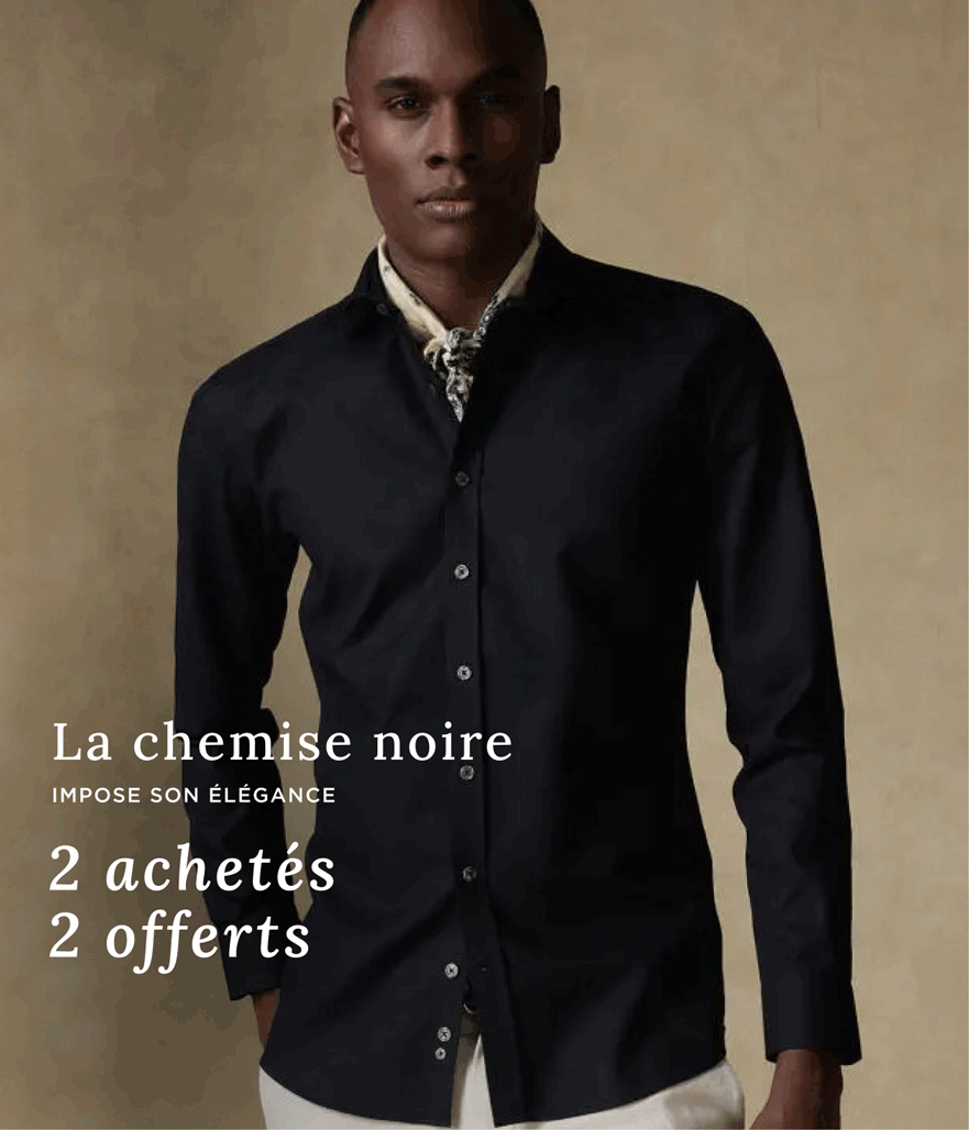 La chemise noire - 2 articles achetés 2 articles offerts