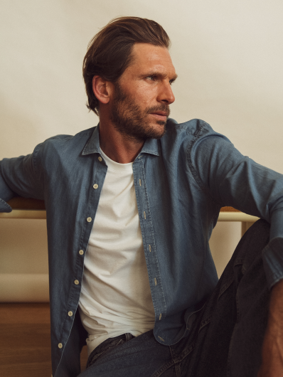 Chemises en jean - - Soldes Café Coton