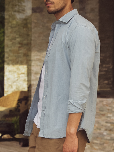 Chemises Bleues- Soldes - Café Coton