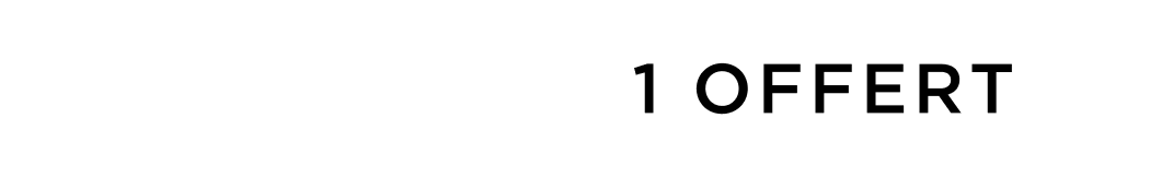 1 acheté 1 offert