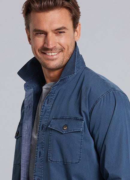 SURCHEMISE EN GABARDINE