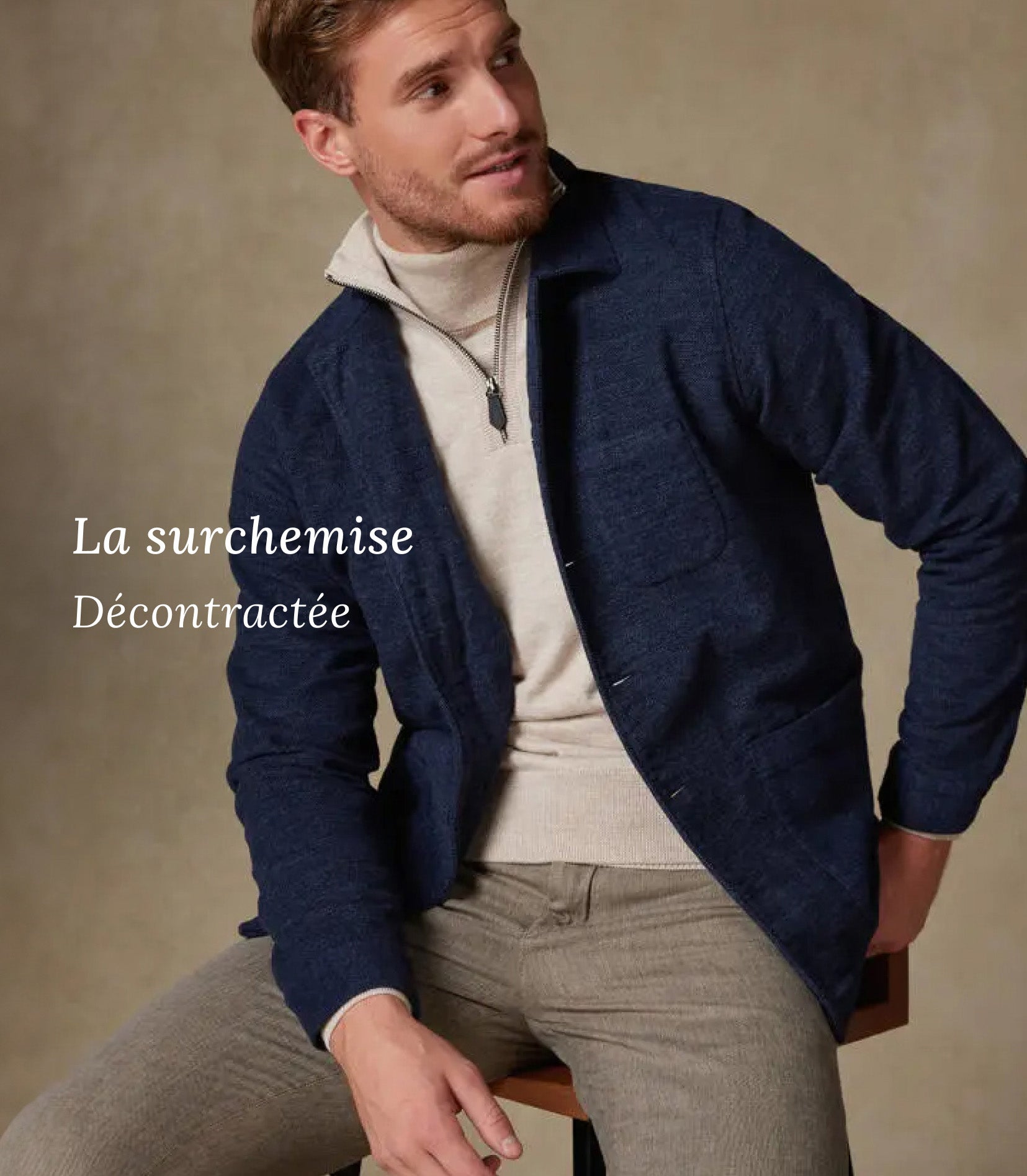 La surchemise décontractée