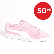 BASKETS FILLE VIKKY V2 SD PUMA ROSE