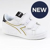 BASKETS FILLE GAME P TD GIRL DIADORA BLANC