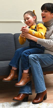 BOTTINES FILLE LOLI ET LALY MARRON