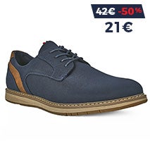 DERBIES HOMME STREET LIFE BLEU MARINE