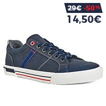 BASKETS DE VILLE HOMME BLEU MARINE STREET LIFE