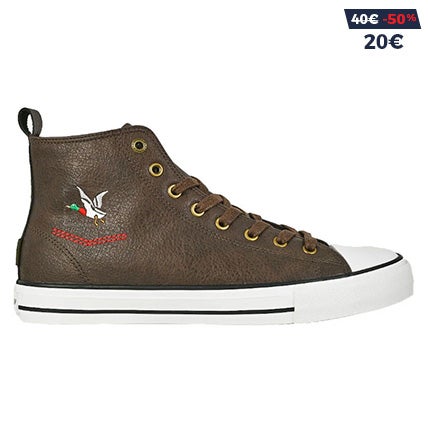 BASKETS MONTANTES HOMME MARRON CHEVIGNON