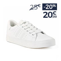 BASKETS FEMME BLANC STREET LIFE