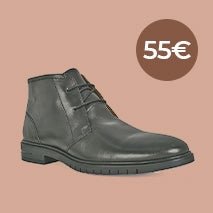 DERBIES MONTANTES HOMME EN CUIR NOIR TIPO ALTO