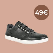 DERBIES HOMME EN CUIR NOIR TIPO ALTO