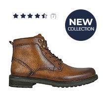 BOTTINES MONTANTES HOMME MARRON À LACETS FORTUNATO