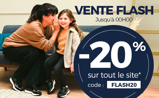 Vente flash : -20%* !