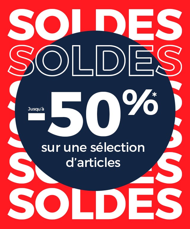 Les soldes : jusqu'à -50% !!!
