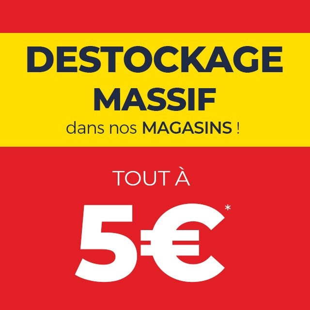Tout à 5€ dans nos magasins Chaussexpo !
