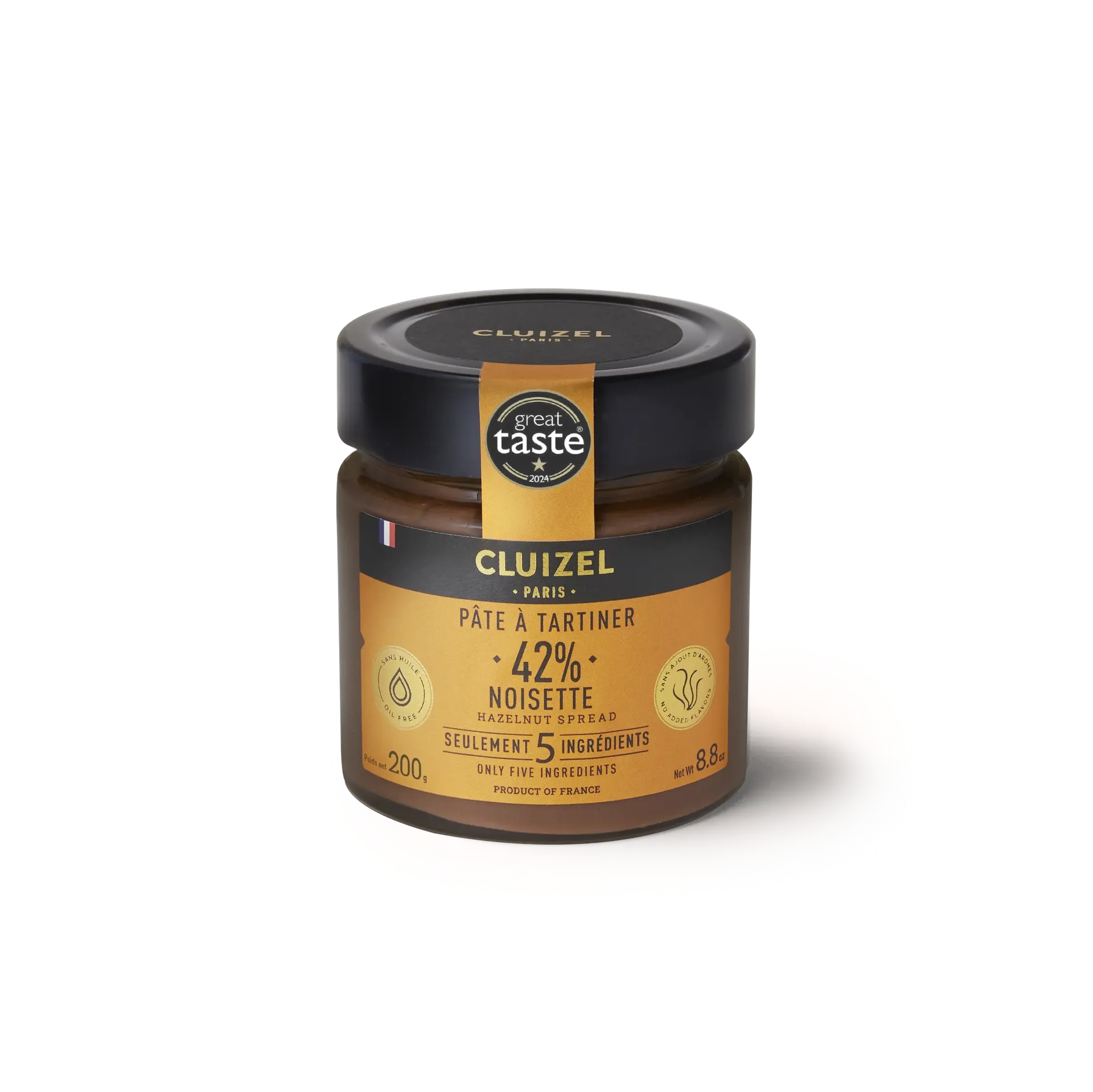 Pâte à tartiner noisette 42%