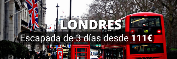 Londres escapada de 3 días desde 111€