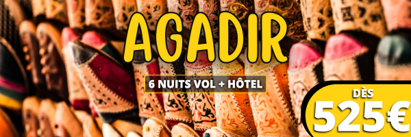 Agadir dès 525€