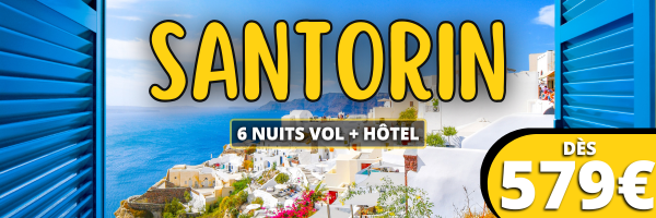 Santorin dès 579€