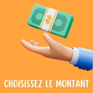 Choisissez le montant