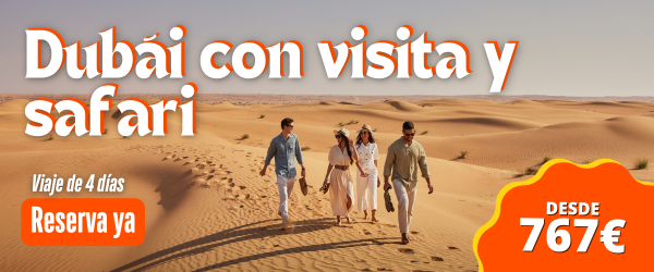 Ver viaje a Dubái con visitas y Safari