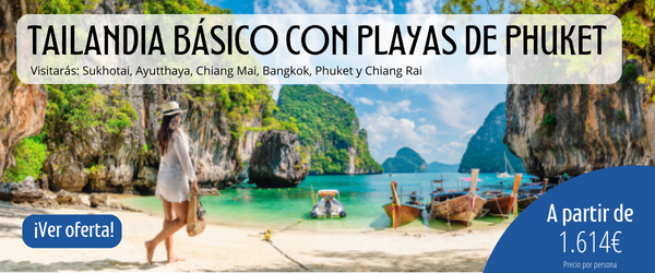Tailandia básico con playas de Phuket desde 1.614€