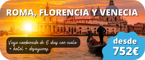 Viaje Combinado por Italia desde 752€