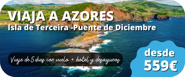 Viaje combinado a Azores desde 559€