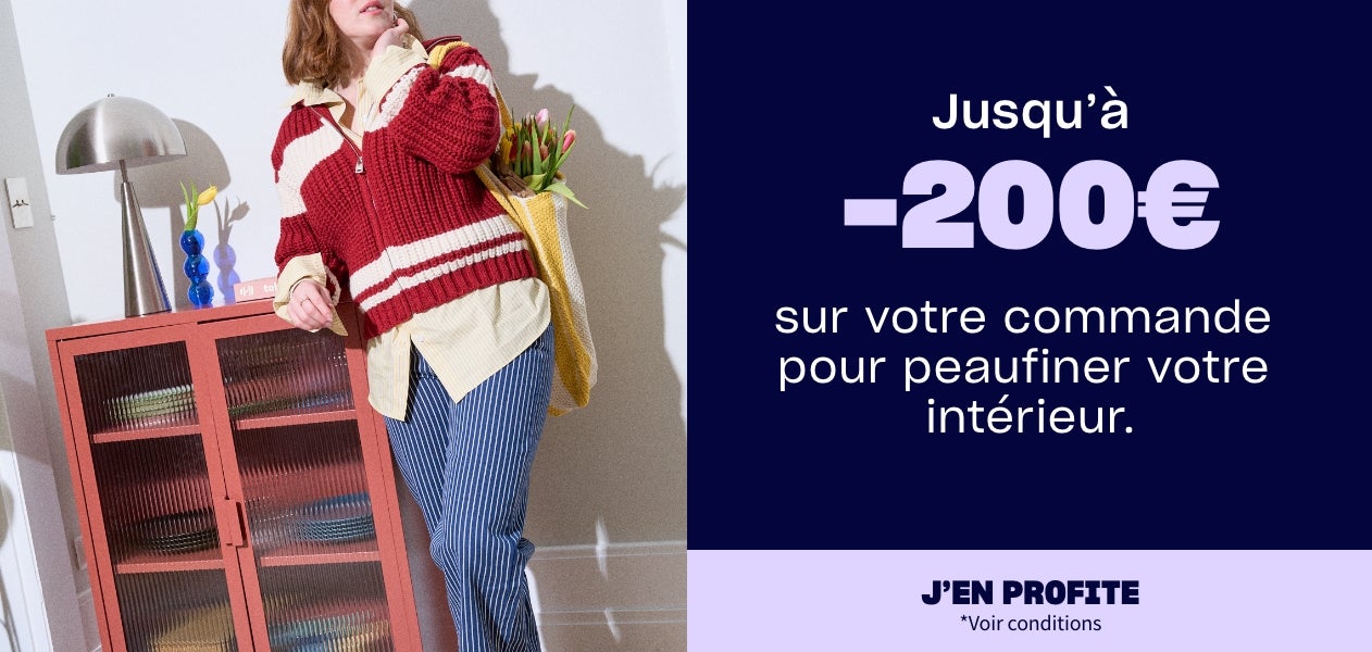 Jusqu'à -200€ sur votre commande
