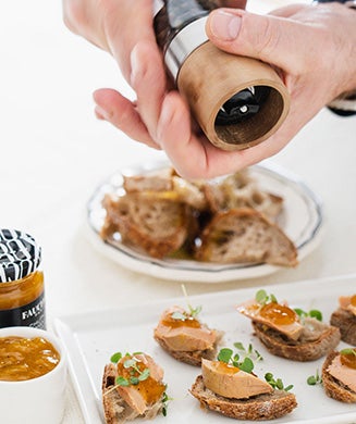 TOAST FOIE GRAS & CHUTNEY DE MANGUE