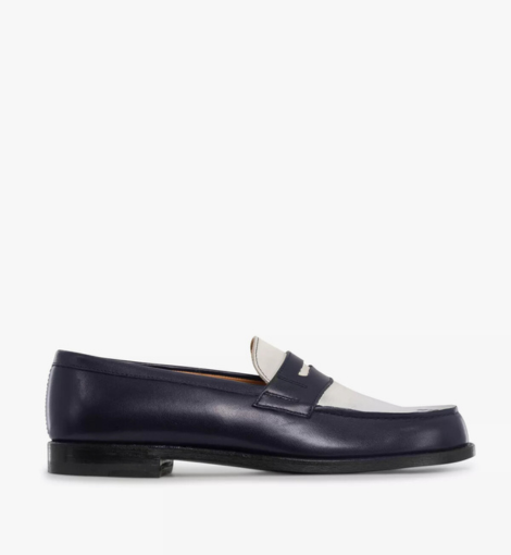 Mocassin lilou bicolore