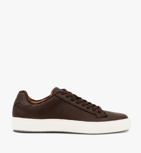 sneaker austin marron grainé