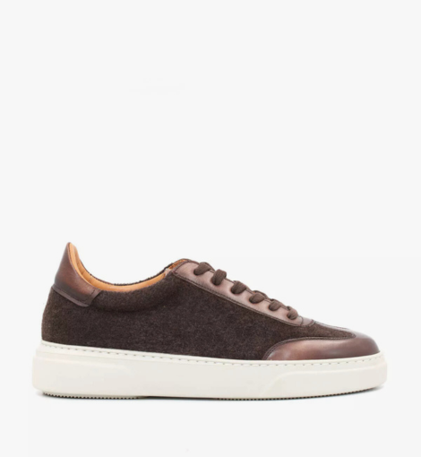 sneakers magnus marron choné