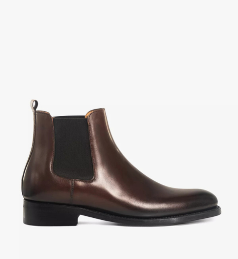 bottines mary marron foncé