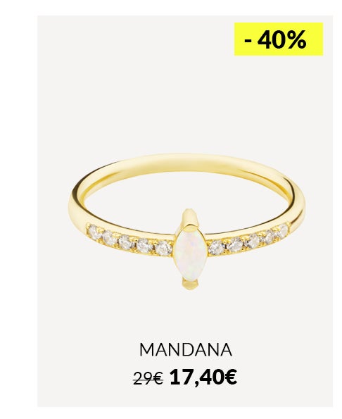 Bague MANDANA DORÉ