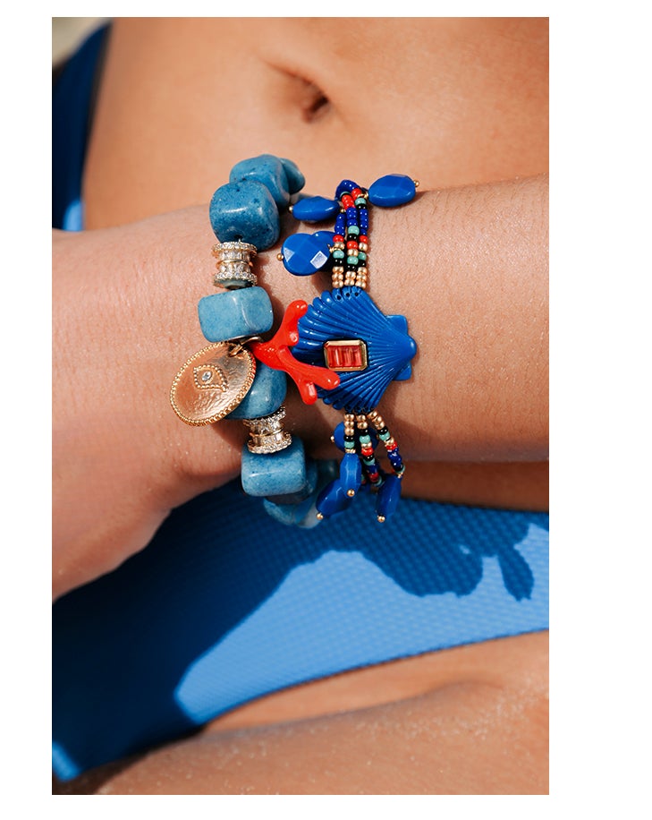 Bracelet SHELLEY BLEU
