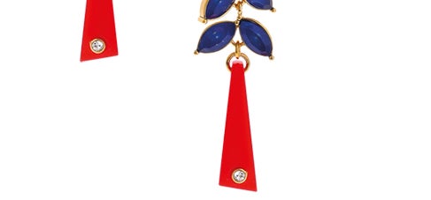 Boucles d'oreilles CORALIE BLEU