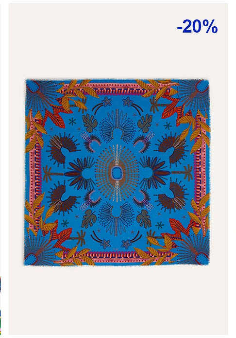 Foulard WAKIZA BLEU