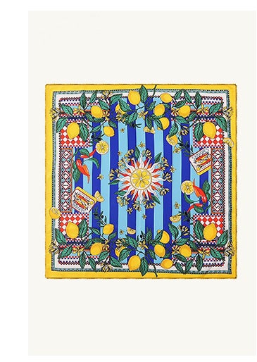 Foulard SICILY BLEU